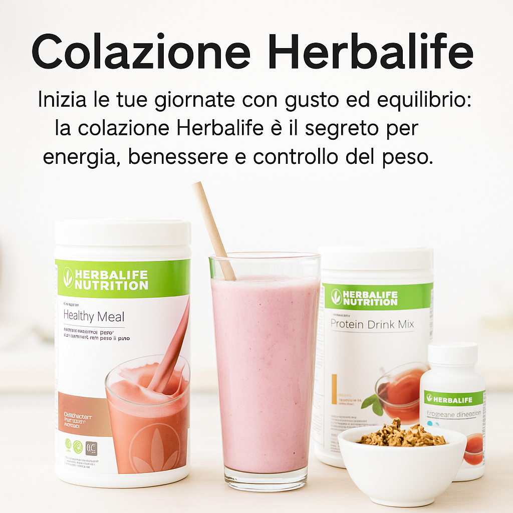 Colazione Herbalife: il segreto per iniziare le giornate con energia e controllo del peso