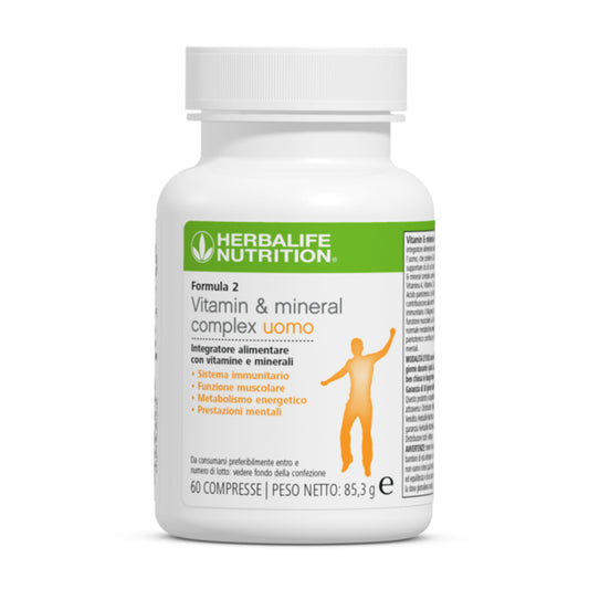Formula 2 Vitamin & Mineral Complex Uomo 60 Compresse